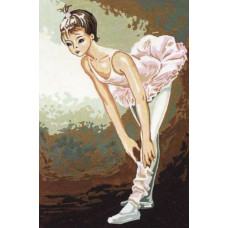 SE928-91 Канва с рисунком SEG de Paris 'Юная балерина' 30*40 см